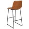 Flash Furniture 30" LeatherSoft Bar Height Barstools, Light Brown, PK2 2-ET-ER18345-30-LB-GG - alternate 9